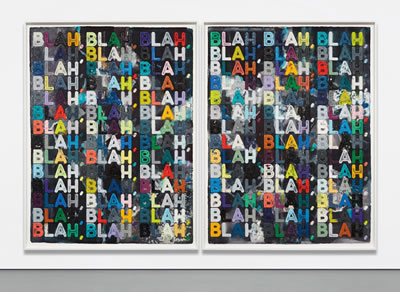 Mel Bochner : Blah, Blah, Blah