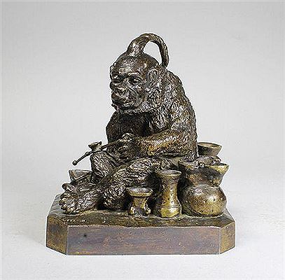 sample from Sculptures, bronzes, céramiques, argenterie, dessins, arts de la table, tableaux anciens, bijoux, tableaux modernes, objets d'art et d'ameublement