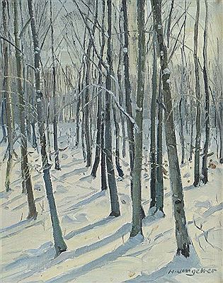 Hermann Ludwig Umgelter : Winterwald