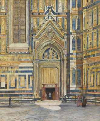 Henry Roderick Newman : PORTA DEI CANONICI, DUOMO, FLORENCE