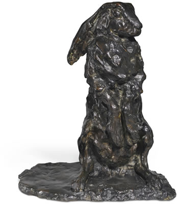 Guido Righetti : LIÈVRE ASSIS (SEATED HARE)