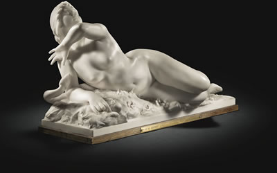 Constant Ambroise Roux : EVE AU SERPENT (THE TEMPTATION OF EVE)