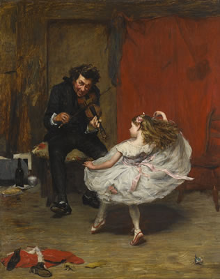 John Pettie : THE REHEARSAL