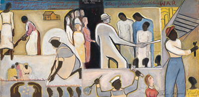 Thelma Streat : The Negro In Professional Life (Mural Study Featuring Women In The Workplace)