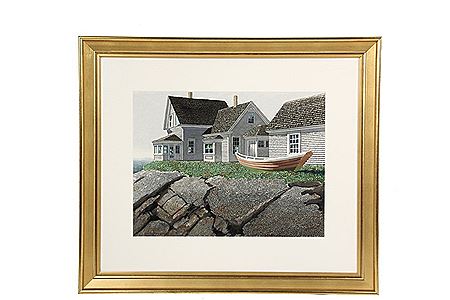 David Dodge Gray : 'Study for Untitled Monhegan'