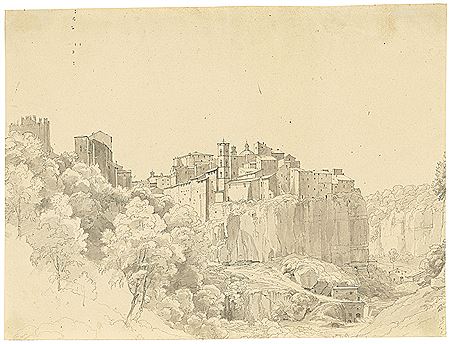 Johann Martin Rohden : View of Ariccia