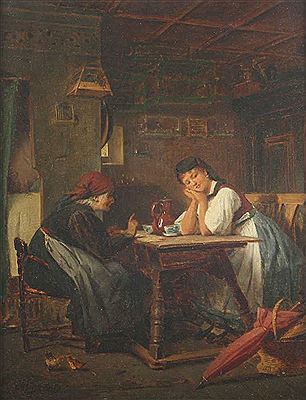 Heindrich Ewers : 'visiting the old fortune teller'