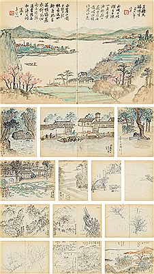 Maishi Shen : LANDSCAPE PAINTING SKETCHES