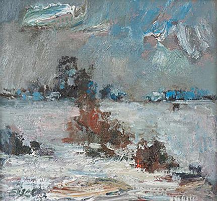 Fritz Eisel : Winter Landscape, 1984