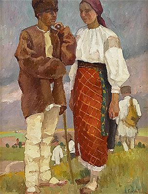 Grigore Mircescu : 'Peasant Family'