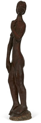 Michael Gagashe Zondi : Standing woman