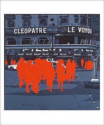 Gerard Fromanger : Le voyou, série du boulevard des Italiens, Paris 1971