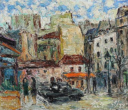 Einar Oswald Johansen : View from Paris.