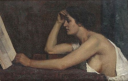 René Janssens : 'La liseuse' (1894)