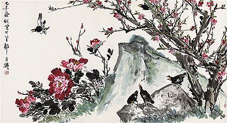 XueTao Wang : FLOWER AND BIRD