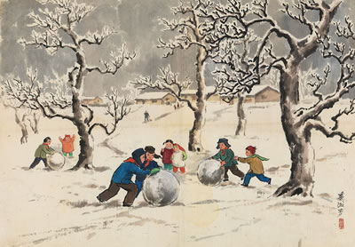 Shufang Xiao : Playing in snow