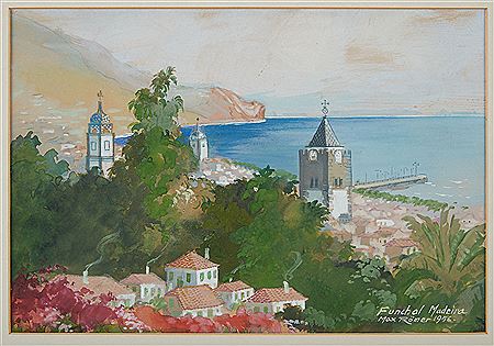 Max Romer : View of Funchal