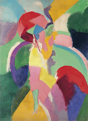 Robert Delaunay : Femme à l’ombrelle ou La Parisienne