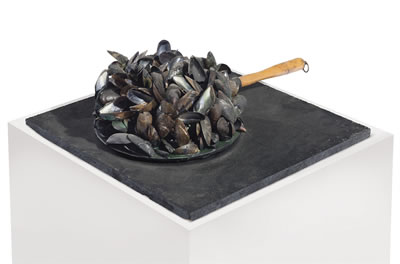 Marcel Broodthaers : Poêle de moules