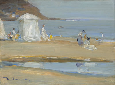 Mark Senior : The beach at Runswick Bay