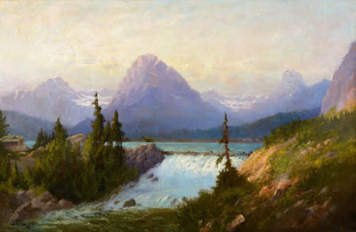 John Fery : Lake McDermott, Glacier National Park