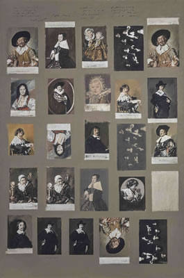 George Deem : Frans Hals postcard series