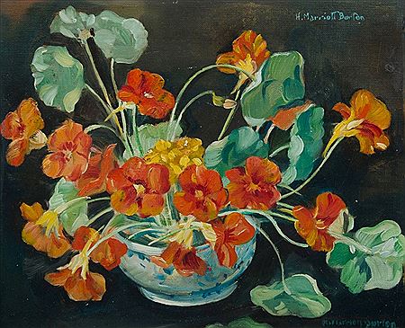 Harry Marriott Burton : Nasturtiums