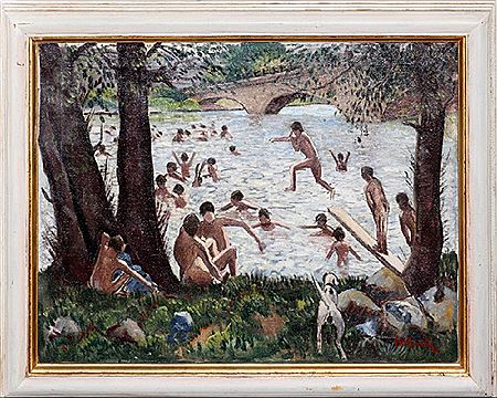 Lawrence McConaha : SWIMMING HOLE