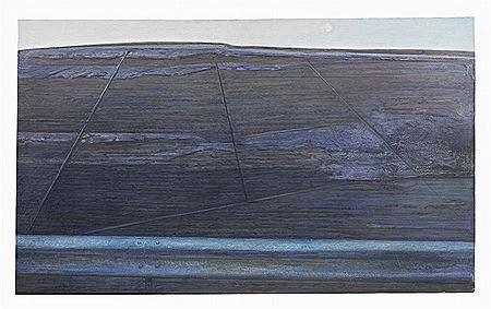 Piero Guccione : Le linee della terra (Dopo il tramonto), 1974-75