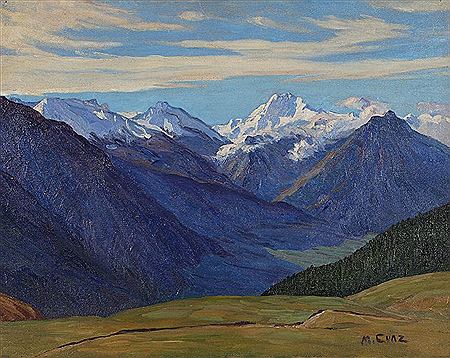 Martha Cunz : View of the Simplon area