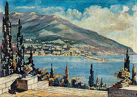 Petr Savitch Outkine : 'Yalta, Crimea'