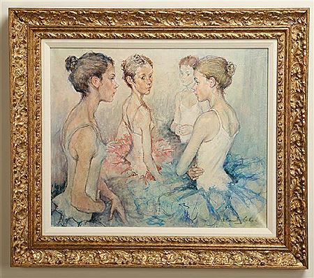 Gonzales Collado : Four ballerinas