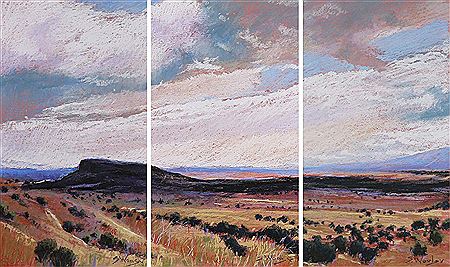 Susan Woolgar : BLACK MESA TRAIL (TRIPTYCH)