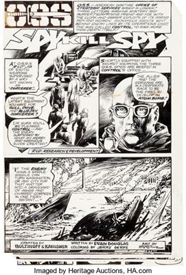 E R Cruz : E.R. Cruz G.I. Combat #238 Complete Story Original Art Group of 11 (DC, 1982)