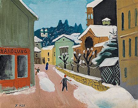 Ferdinand Kitt : Winterjoy in Maria Plain , c. 1930