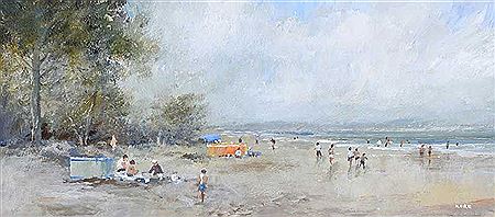 Tom Kerr : ON THE BEACH AT RATHMULLAN