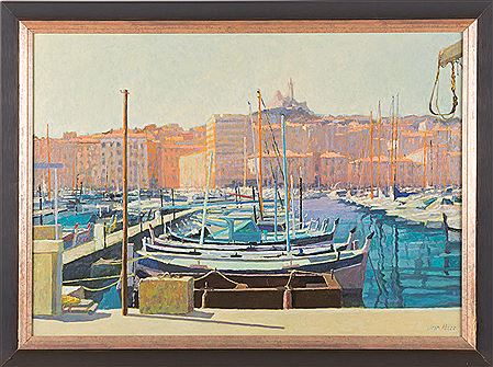 Jean Pesce : Marseille, quai du port