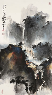 Leisheng Huang : OVERNIGHT RAIN IN THE MOUNTAINS