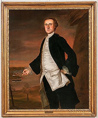 Joseph (Jonathan) Blackburn : Portrait of David Mumford (1730-1807), New London, Connecticut