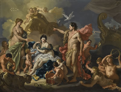 Francesco Solimena : BACCHUS AND ARIADNE