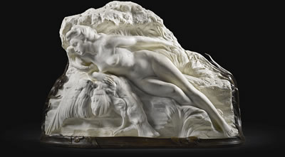 Charles Samuel : RELIEF WITH LEDA AND THE SWAN