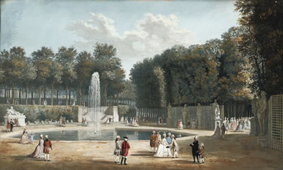 Alexis Nicolas Perignon I : VUE DU JARDIN DES TUILERIES