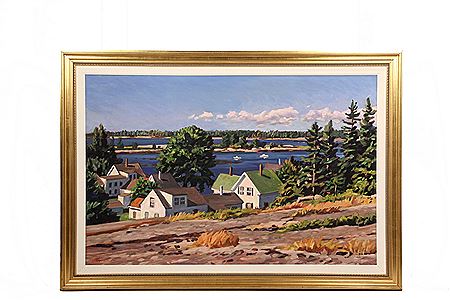 Scott Moore : 'View from the Ledge, Vinalhaven'