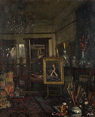 Frederick William Elwell : ''Corner of my Studio'' (1953)