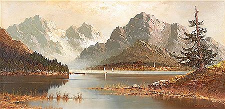 Gustav Weiss : 'Vierwaldstätter und Urner See'