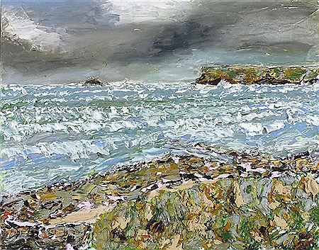 Bromley Irwin : Pentire Point from Greenaway