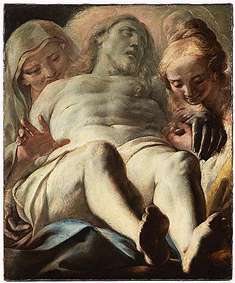 Giacomo Cavedone : The Lamentation of Christ