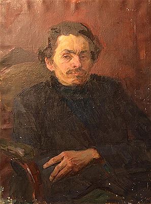 Leonid Ivanovich Tchernov : Portrait of Ashihman