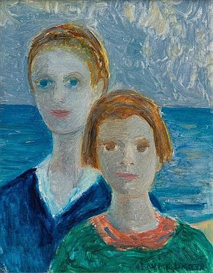 Jean-Paul Lemieux : Madeleine et Anne,  1955