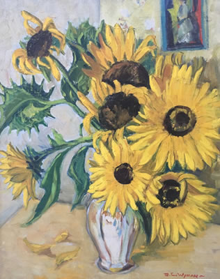 Dorothy Wyman : Sunflowers